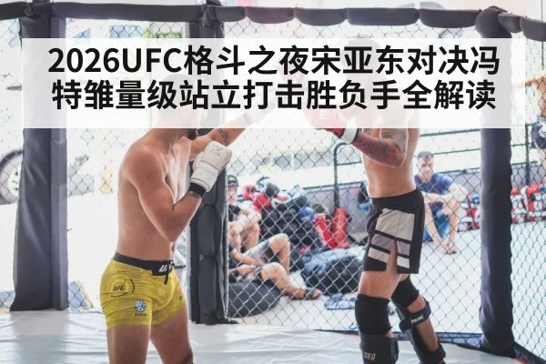 2026UFC格斗之夜宋亚东对决冯特雏量级站立打击胜负手全解读